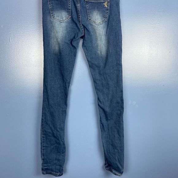 🍉Distress Denim Women’s Skinny Jeans size 1/2 - Picture 3 of 4